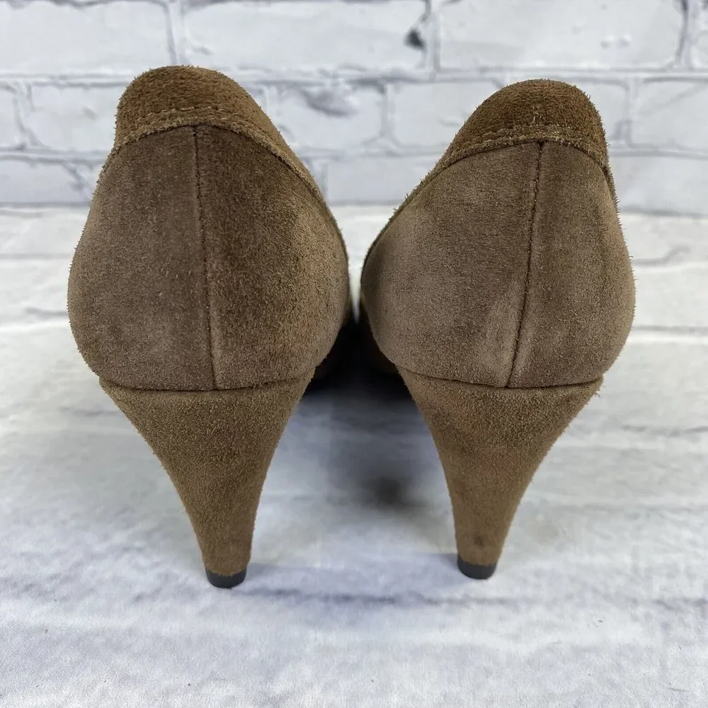 Belle By‎ Sigerson Morisson 4142 Sigaro Suede Designer Pumps Size 9.5 B Italy